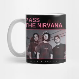 pass the nirvana - vintage minimalism Mug